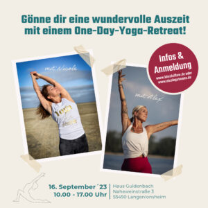 One day yoga retreat